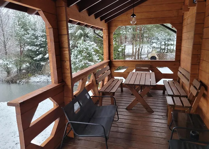 Dom Nad Stawem Dluzec 55a Tatil Evi *